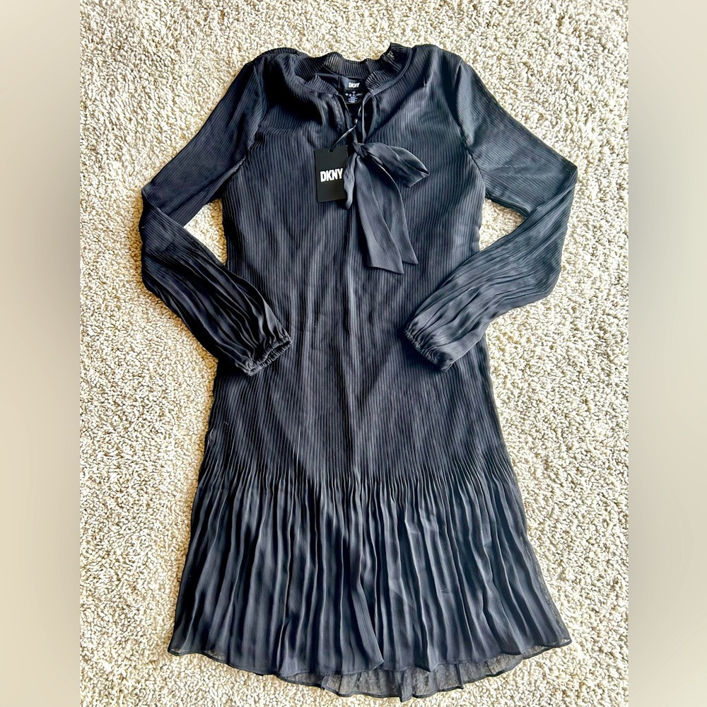 DKNY Pleated Shift Dress- brand new with tags